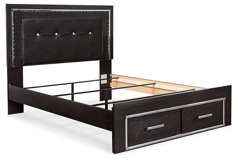 Kaydell Panel Bed With Storage