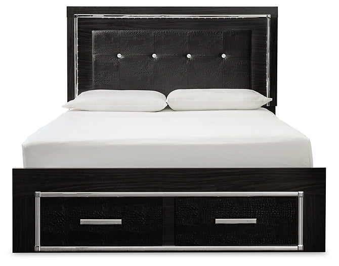 Kaydell Panel Bed With Storage
