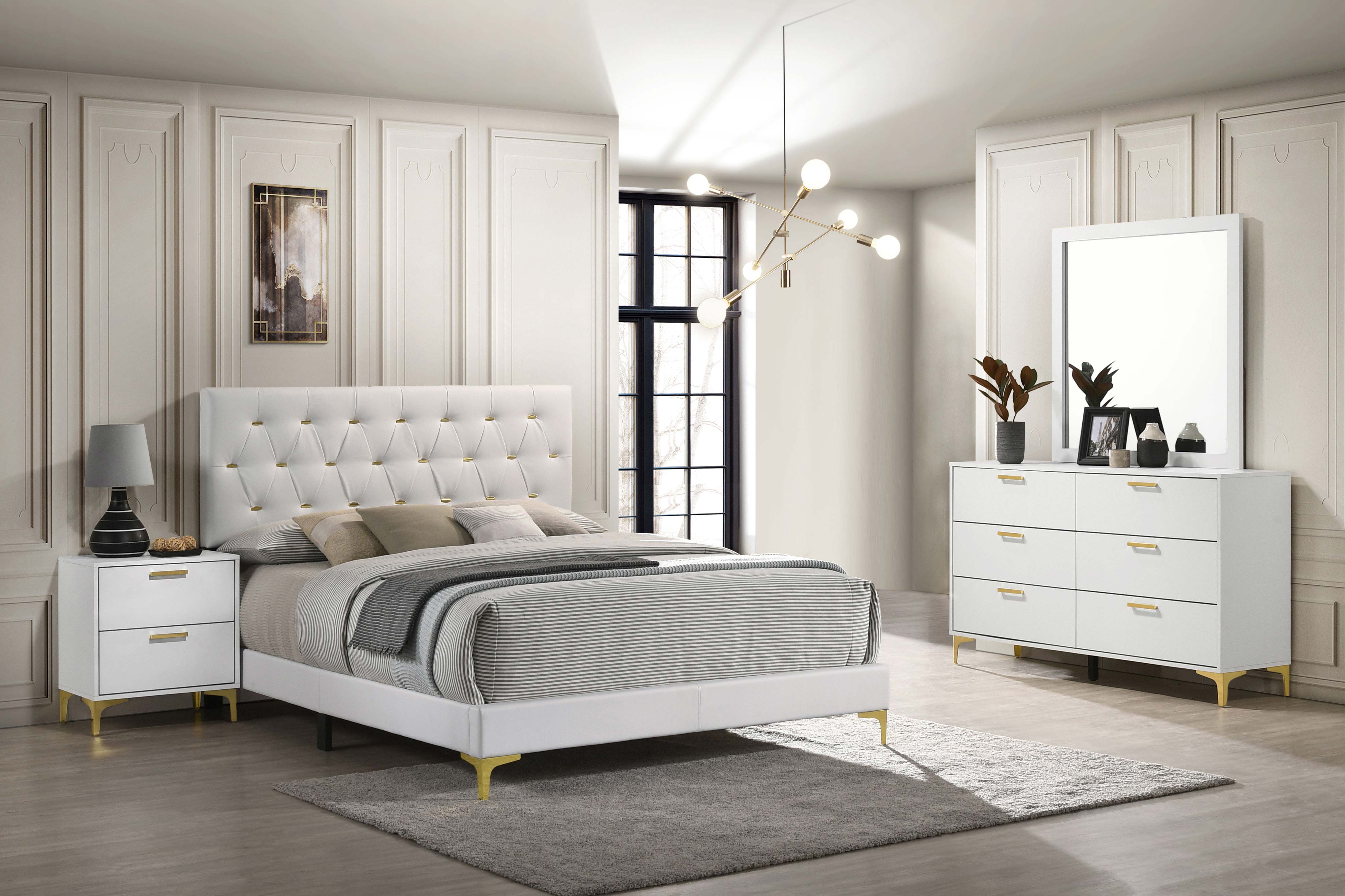 Kendall 4-piece Queen Bedroom Set White – Furniture Factory Outlet Kendall 4-piece Queen Bedroom Set White – Furniture Factory Outlet