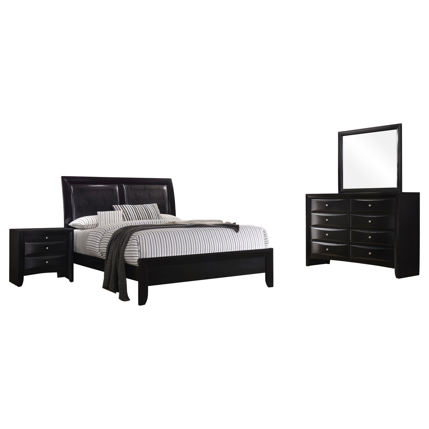 Briana 4-piece Queen Bedroom Set Black
