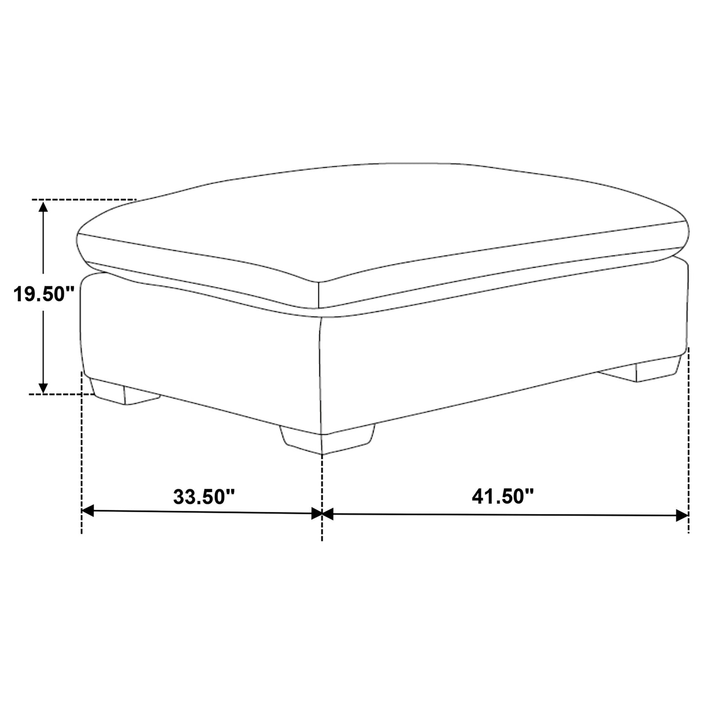 Lakeview 5-piece Upholstered Modular Sectional Sofa Ivory