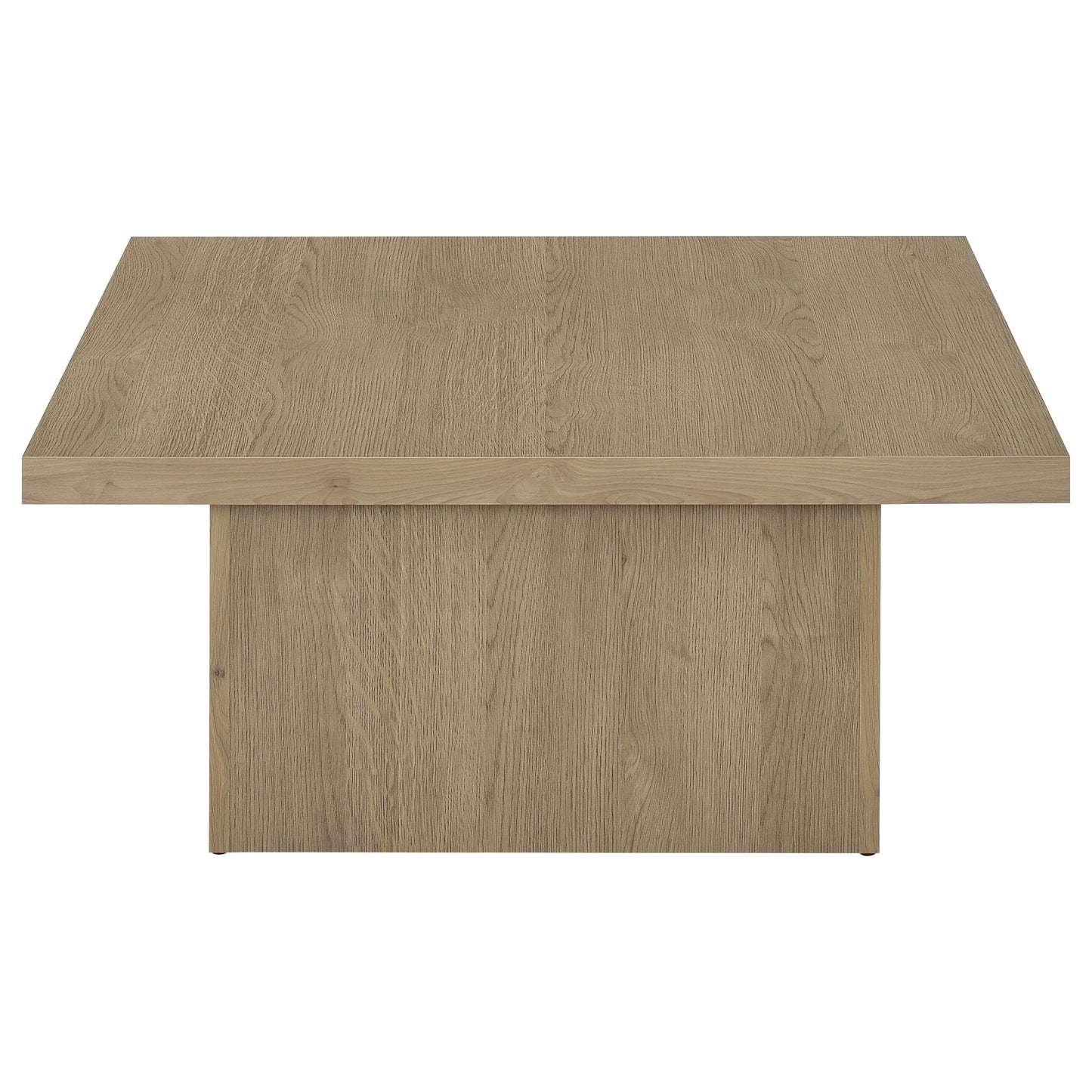 Devar 2-piece Square Cocktail Coffee End Table Set Latte