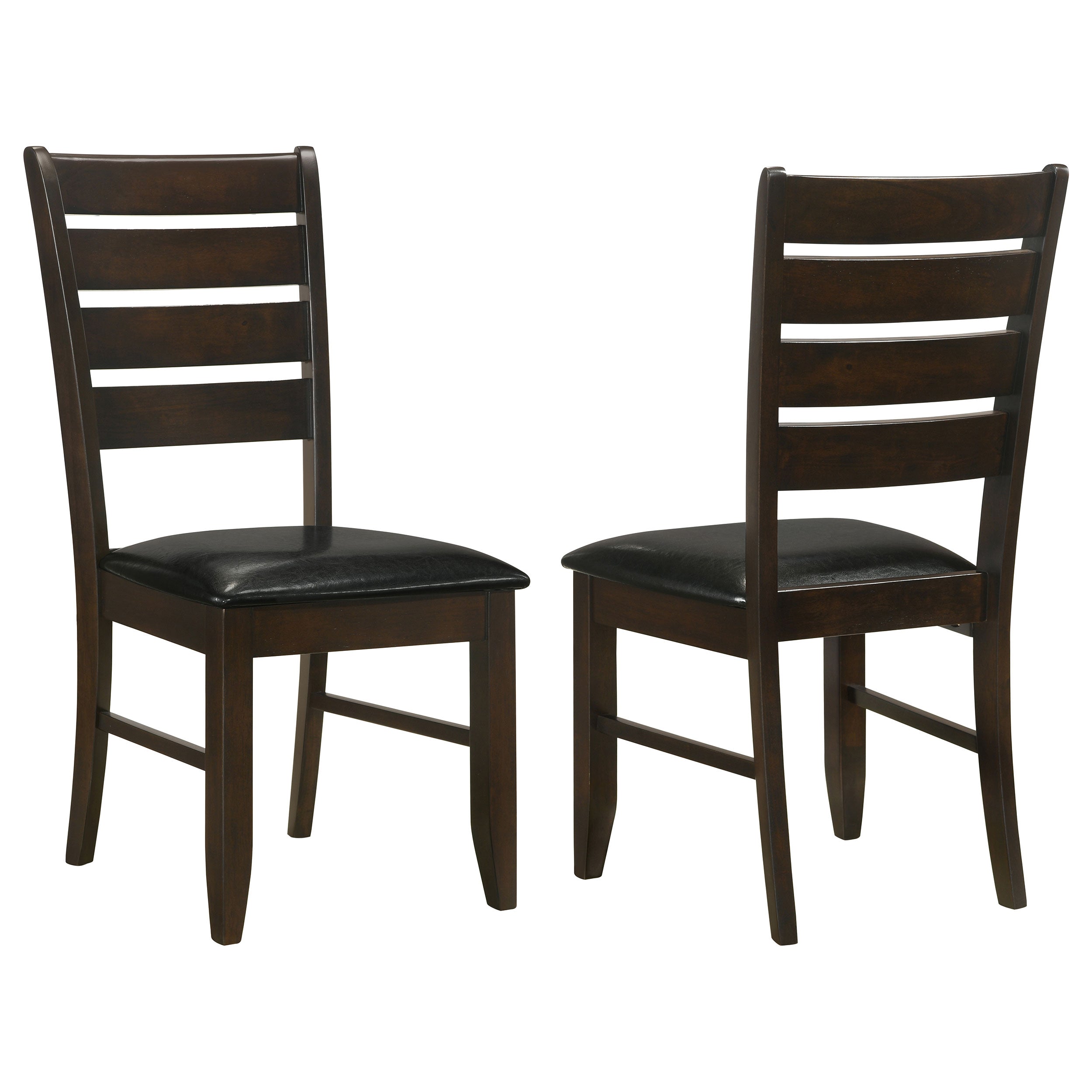 Dalila Wood Dining Side Chair Cappuccino (Set of 2) – Furniture