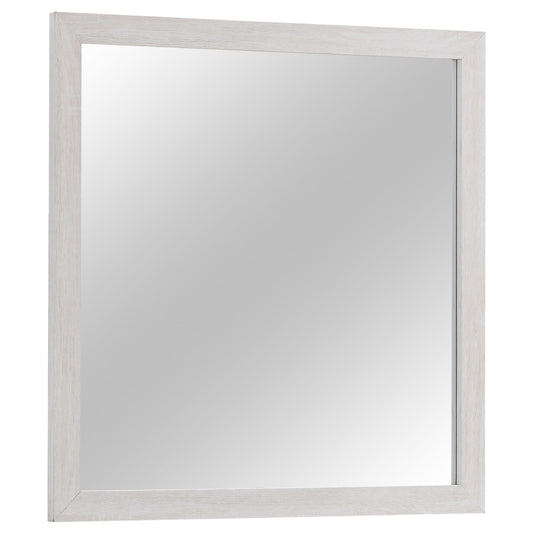 Brantford Rectangle Dresser Mirror Coastal White