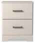 Stelsie Two Drawer Night Stand