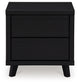 Danziar King Panel Bed with Mirrored Dresser and Nightstand