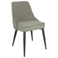 Cosmo Upholstered Dining Side Chair Light Grey (Set of 2)