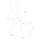 Kerwin 7-piece Rectangular Dining Table Set Grey and Chrome