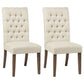 Douglas Upholstered Dining Side Chair Oatmeal (Set of 2)
