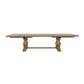 Florence 126-inch Extension Dining Table Rustic Honey