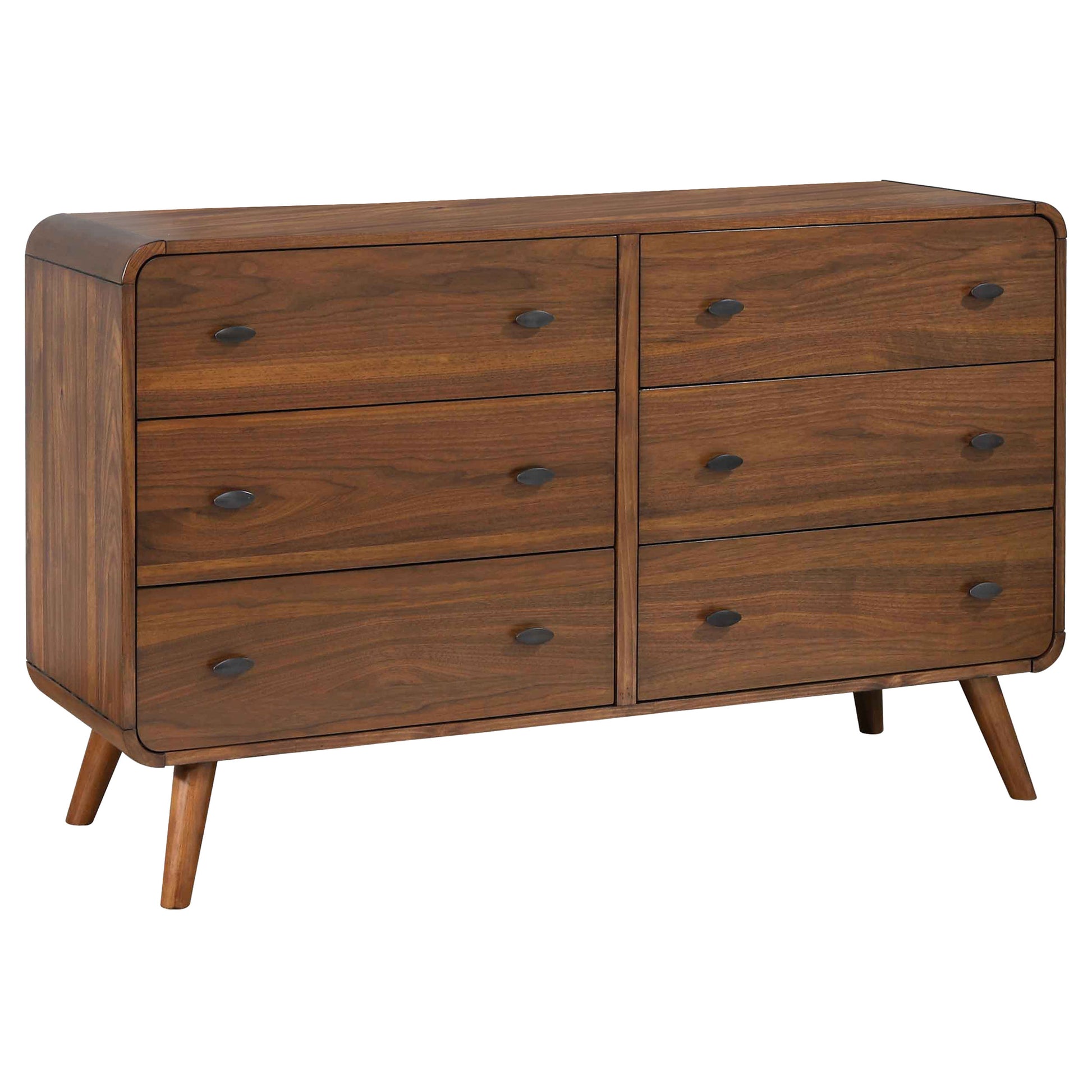 Robyn 6-drawer Bedroom Dresser Dark Walnut Furniture Factory Outlet Robyn 6-drawer Bedroom Dresser Dark Walnut Furniture Factory Outlet