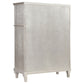 Evangeline 6-drawer Bedroom Chest Silver Oak