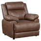 Ellington Upholstered Padded Arm Accent Chair Dark Brown