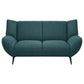 Acton 2-piece Upholstered Flared Arm Sofa Set Teal Blue