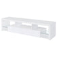 Jude 2-drawer Engineered Wood 71-inch TV Stand High Gloss White