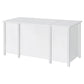 Dylan 60-inch 4-drawer Lift Top Office Desk White High Gloss