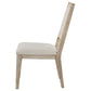 Trofello Upholstered Dining Side Chair White Washed and Beige (Set of 2)