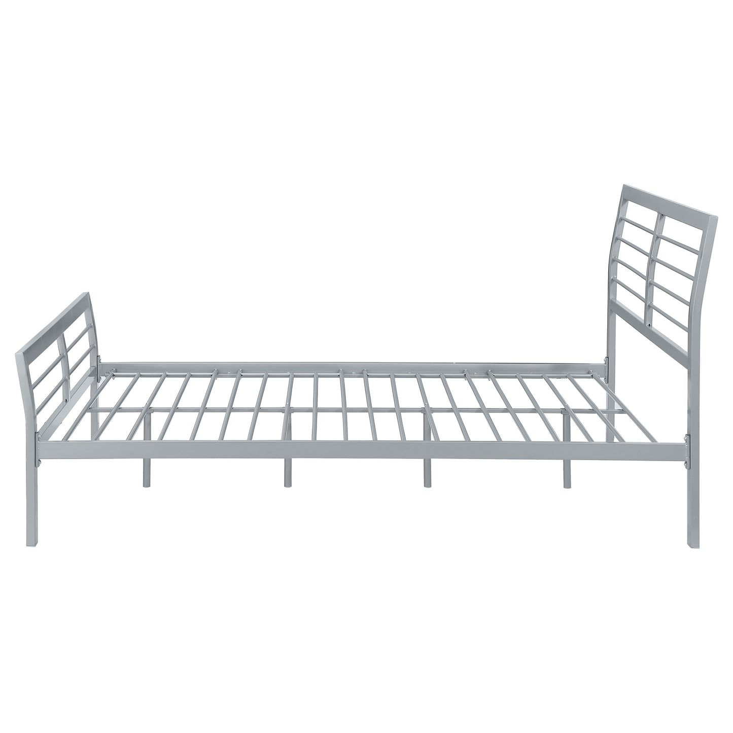 Cooper Metal Twin Open Frame Bed Silver