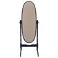 Foyet Wood Adjustable Full Length Cheval Mirror Black