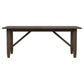 Matisse Rectangular Dining Table with 18" Removable Extension Leaf Brown