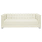 Chaviano 4-piece Upholstered Tufted Sofa Set Pearl White