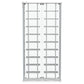 Montara Tempered Glass Wine Storage LED Curio Cabinet Chrome