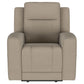 Brentwood 3-piece Upholstered Reclining Sofa Set Taupe