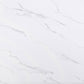 Venera Rectangular 79-inch Faux Marble Dining Table White