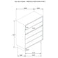 Glenwood 4-drawer Chest of Drawers Warm Brown