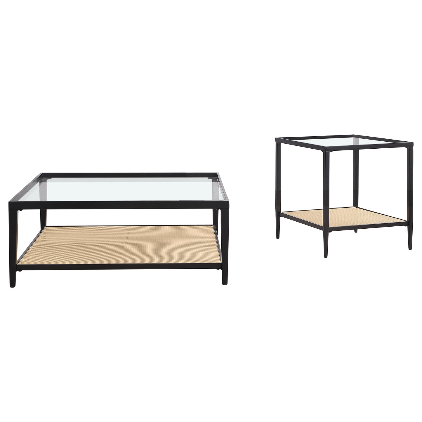 Amherst 2-piece Coffee and End Table Set Black