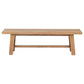 Middleton 60-inch Wood Backless Dining Bench Natural Brown