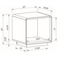 Paseo 3-piece Coffee and End Table Set White High Gloss