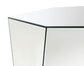 Capella 2-piece Mirrored Coffee and End Table Set Silver
