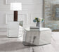 Capella 2-piece Mirrored Coffee and End Table Set Silver