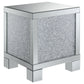 Gillian 3-piece Mirrored Coffee and End Table Set Silver