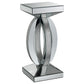 Amalia 3-piece Mirrored Coffee and End Table Set Silver