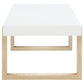 Pala 3-piece Coffee and End Table Set White High Gloss