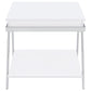 Marcia 2-piece Coffee and End Table Set White High Gloss