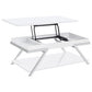 Marcia 3-piece Coffee and End Table Set White High Gloss