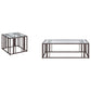 Adri 2-piece Coffee and End Table Set Black Nickel