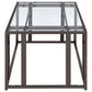 Adri 2-piece Coffee and End Table Set Black Nickel