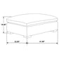 Lakeview 5-piece Upholstered Modular Sectional Sofa Ivory
