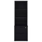 Westpark 3-piece Full Bedroom Set Bookcase Headboard Black