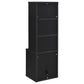 Westpark 3-piece Queen Bedroom Set Bookcase Headboard Black