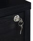 Westpark 3-piece Queen Bedroom Set Bookcase Headboard Black