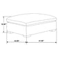 Lakeview 5-piece Upholstered Modular Sectional Sofa Ivory