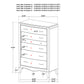 Revello 5-piece Eastern King Bedroom Set Washed Mango