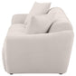 Destino Chenille Upholstered Splayed Arm Sofa Greige