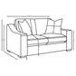 Ashlyn 3-piece Upholstered Track Arm Sofa Set Sand