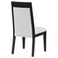 Brookmead Dining Side Chair Grey and Black (Set of 2)